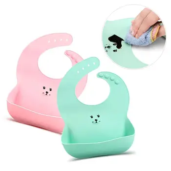 

Cartoon Waterproof Silicone Baby Bib