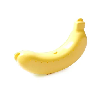 

Banana Case Lunch Box Protector Container Holder Carrier Storage Yellow