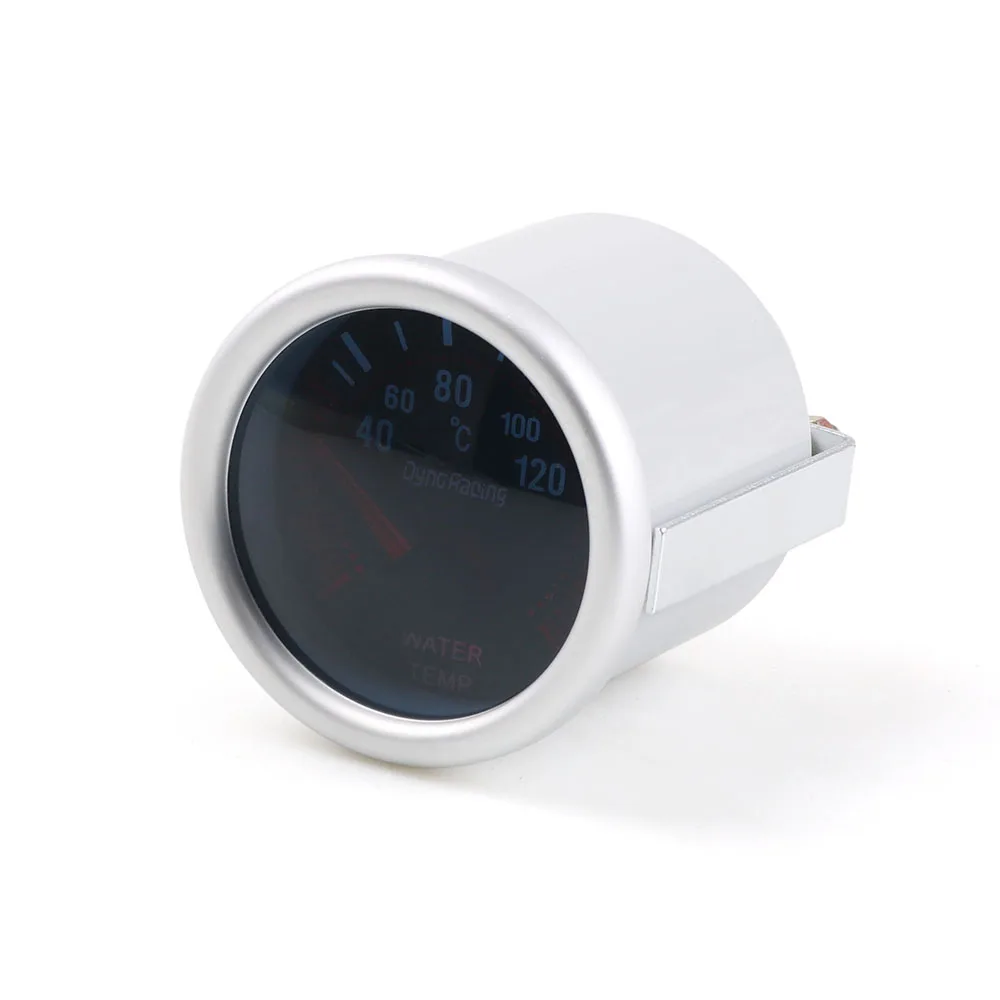 Dynoracing 범용 LED 스모크 렌즈, 수온 계량기, 수온 게이지, TT101312, 2 인치, 52mm, 12V, 40  120 도
