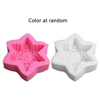 

Big Size Snowflake Silicone Resin Mold Soap Wax Candle Jewelry Art Craft Tools