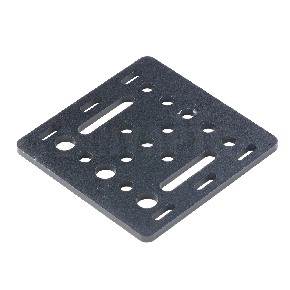 Запчасти для 3D принтера Openbuilds V Slot Gantry Plate 20 мм черная пескоструйная обработка 65 5 x