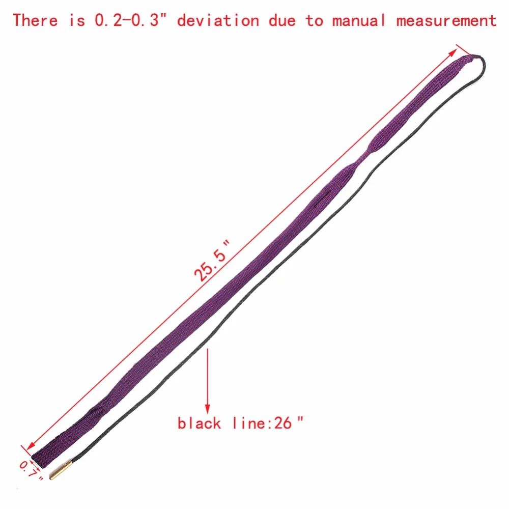 Канат BoreSnake пистолет. 22 кал очистка дробовика набор щетка для чистки пистолета охотничья пушка аксессуары HT37-0035-24000