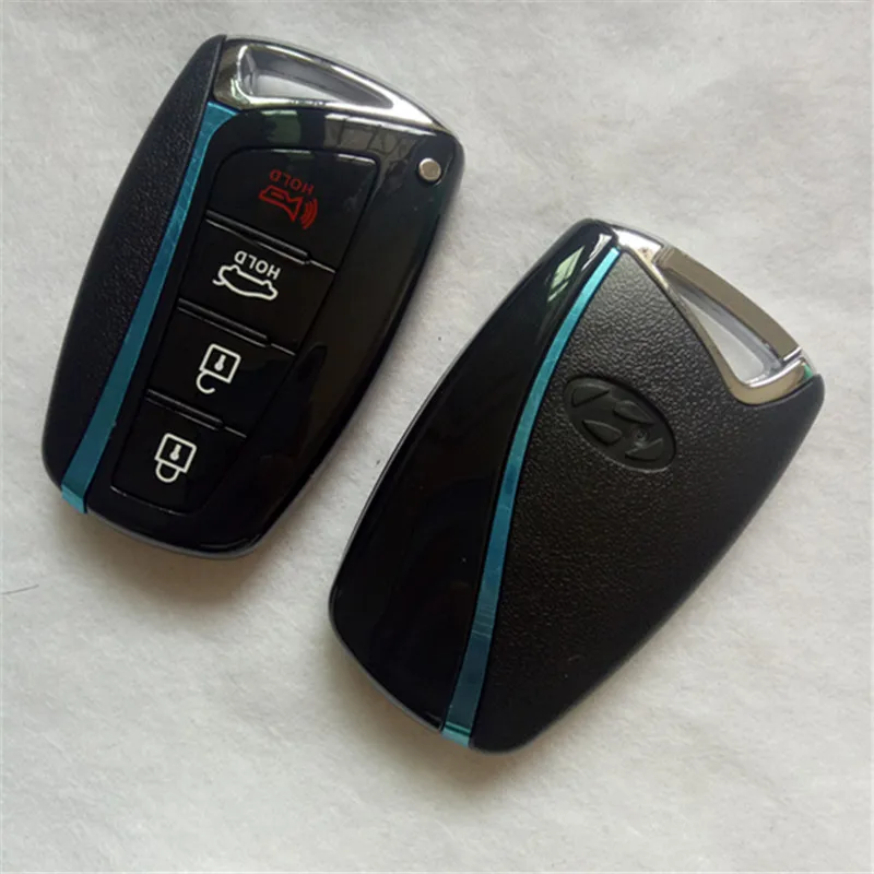 DAKATU 3+ 1 4 кнопки умный пульт дистанционного ключа чехол для Новая Hyundai Santafe Equus Azera Замена дистанционного ключа оболочки Чехол