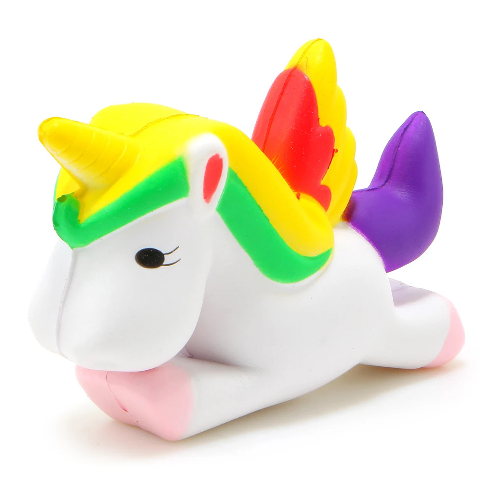 Бесплатная доставка мягкий PU Kawaii Единорог Мягкие игрушки Ароматические