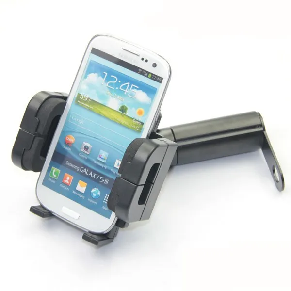 360 градусов вращающийся 40-115 мм мобильного телефона/GPS/КПК/MP4 Мотоцикл Скутер зеркальная подставка держатель для iphone6 плюс Samsung S4 S5