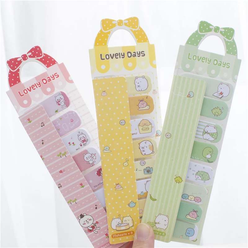 

48 pcs/Lot Cute memo pad Cat Rabbit Sumikko gurashi sticky note Message tab stationery office accessories School supplies CM530