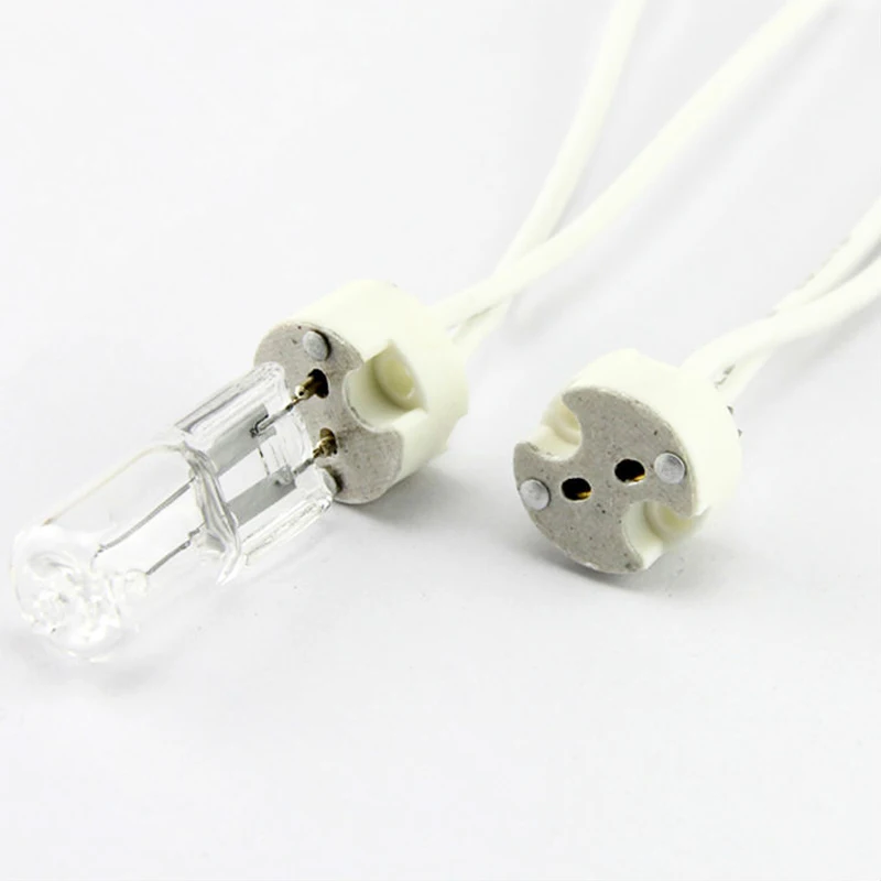 10pcs/lot MR16 Lamp Holder GU5.3 MR11 LED light Socket base Ceramic