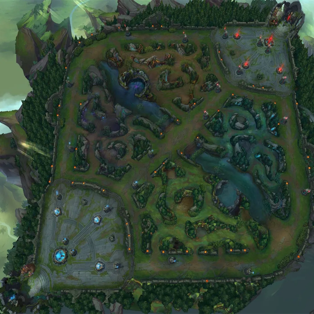 Map Of Summoners Rift Lol Summoner's Rift Map Lol Game Team Tactical Map Poster Diy Summoner Rift  Map|Posters Women|Mapsmap Property - Aliexpress