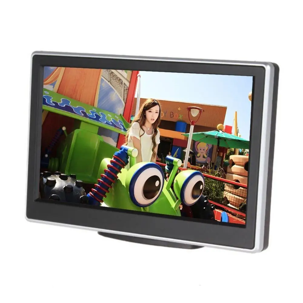 4.3 inch LCD display auto rear view backup Monitor Screen For parking reversing Anti-glare Blue car Mirror Montior car-detector |
