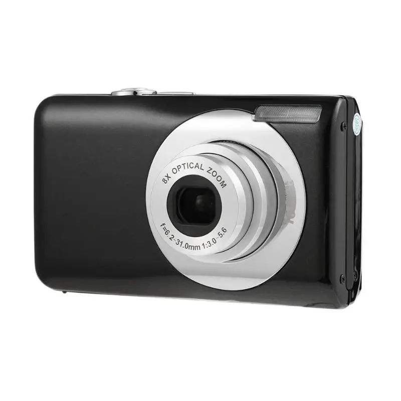 

ALLOET 8X Optical Zoom Lens 16MP HD CMOS Sensor Digital Camera Camcorder Ultra Slim Telescopic Lens Children Camera Video Record