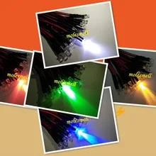 100 шт. 3 мм 5 В 12 В 24 В мигающий красный, желтый, синий, зеленый, белый мигающий Flash лампа Светодиодная Набор Предварительно проводной 3 мм 5 В 12 В 24 В DC Проводной