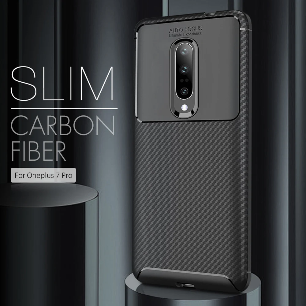 

Slim Case For Oneplus 7 Pro Case Silicone Back Cover Armor Bumper Soft TPU Phone Case on For One plus 7 Pro 1+ Oneplus 7 Case