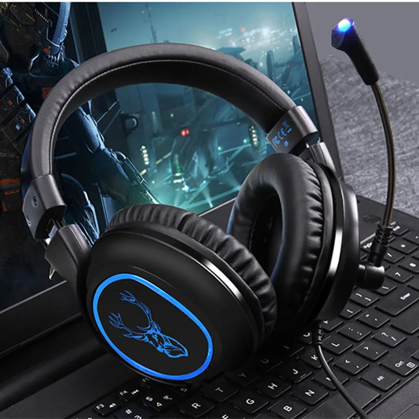 SADES R6 USB 7 1 канальный звук Игровые наушники для компьютера PC Gamer С микрофоном R5 PS4