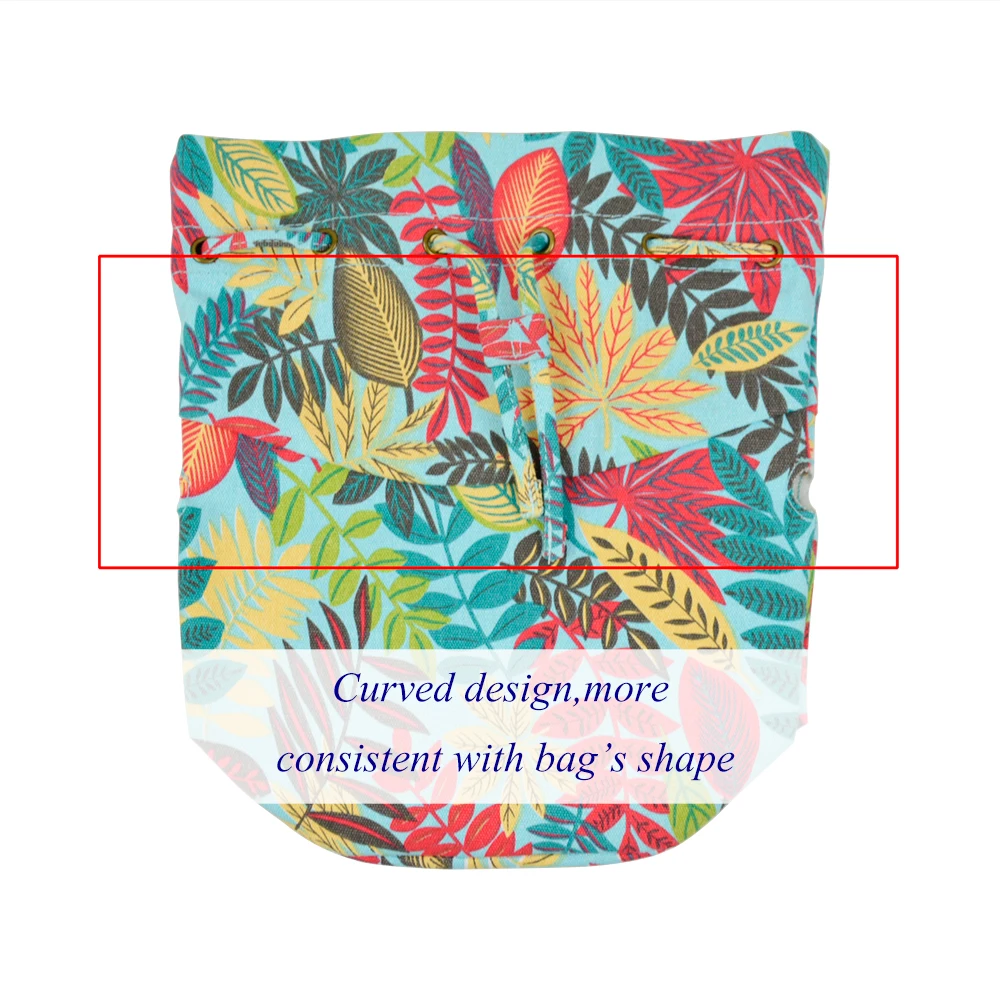 Tanqu Цветочный шнурок с пряжкой холст ткань внутренний карман подкладка для Obasket Obag Сумочка вставка для O корзина O сумка
