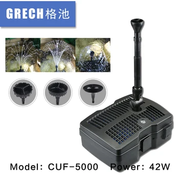

42W Variable frequency fountain pump with ultraviolet variable frequency, adjustable flow fountain filter, landscaping fountain.