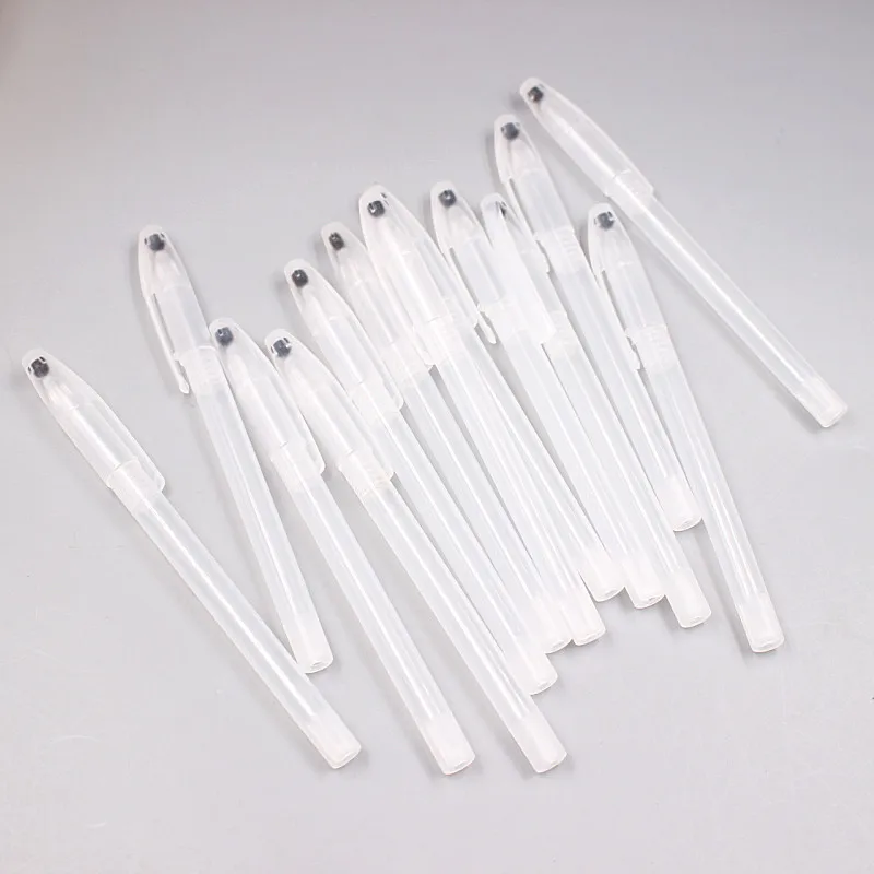 

10 PCS/lot New Gel Pen Shell Ballpoint Pen Shell Transparent Pen Cover Simple Styple Cheapest Pen Shell Cover Free Shipping