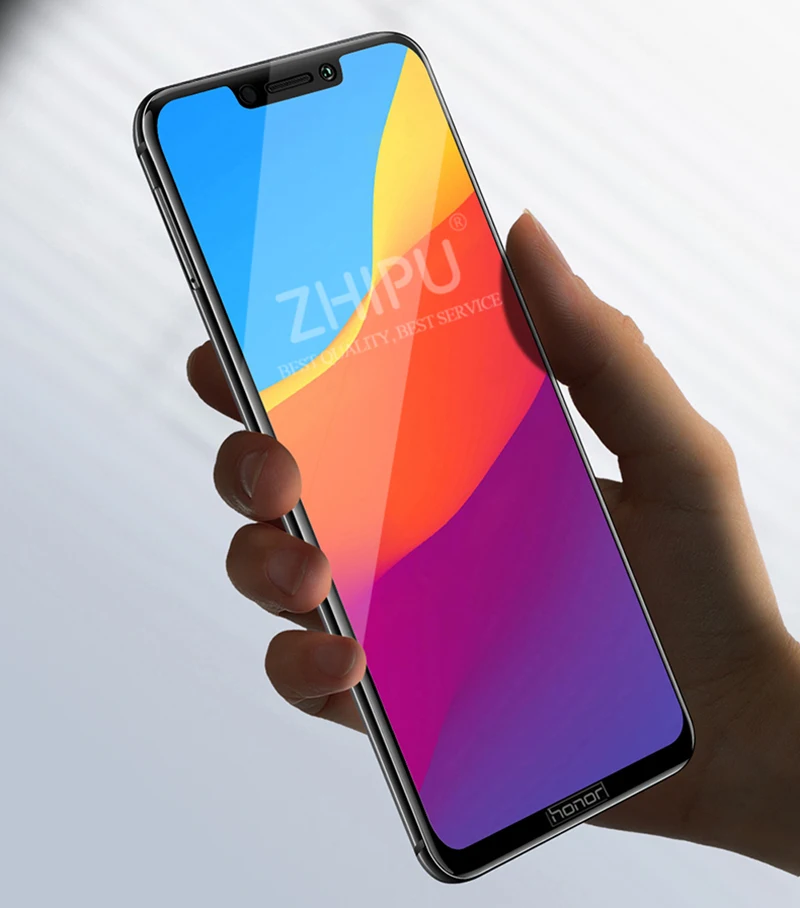 6D закаленное стекло для HUAWEI honor Play 6 3 полное покрытие изогнутая защитная пленка на