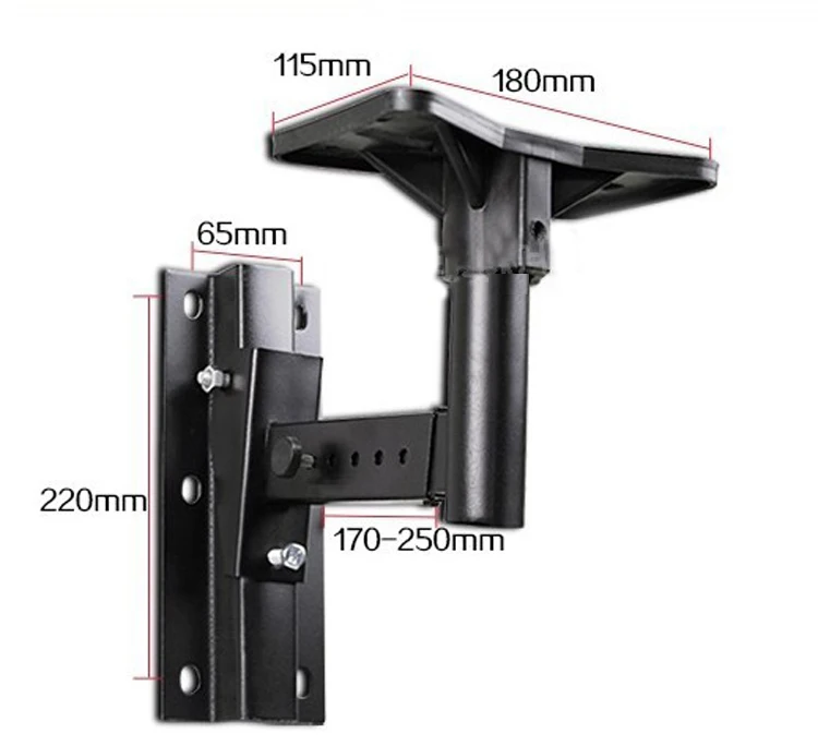 1 пара сверхмощный динамик кронштейн крепление объемный держатель Подставка для проектора держатель с пластиной загрузки 30kgs 66lbs