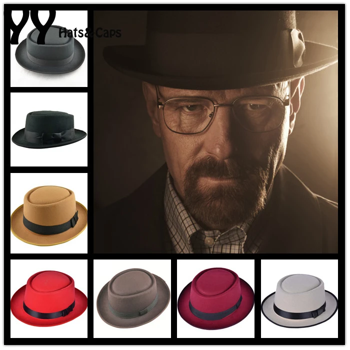 Buy 2015 New Wool Felt Pork Pie Crushable Hat BREAKING