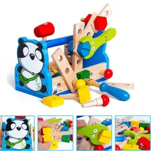 Детский Монтессори дерево, Сделай вид, панда, Ремонтный инструмент, игрушка, поддержка обучения, образовательный Дошкольный обучение для детей, подарок