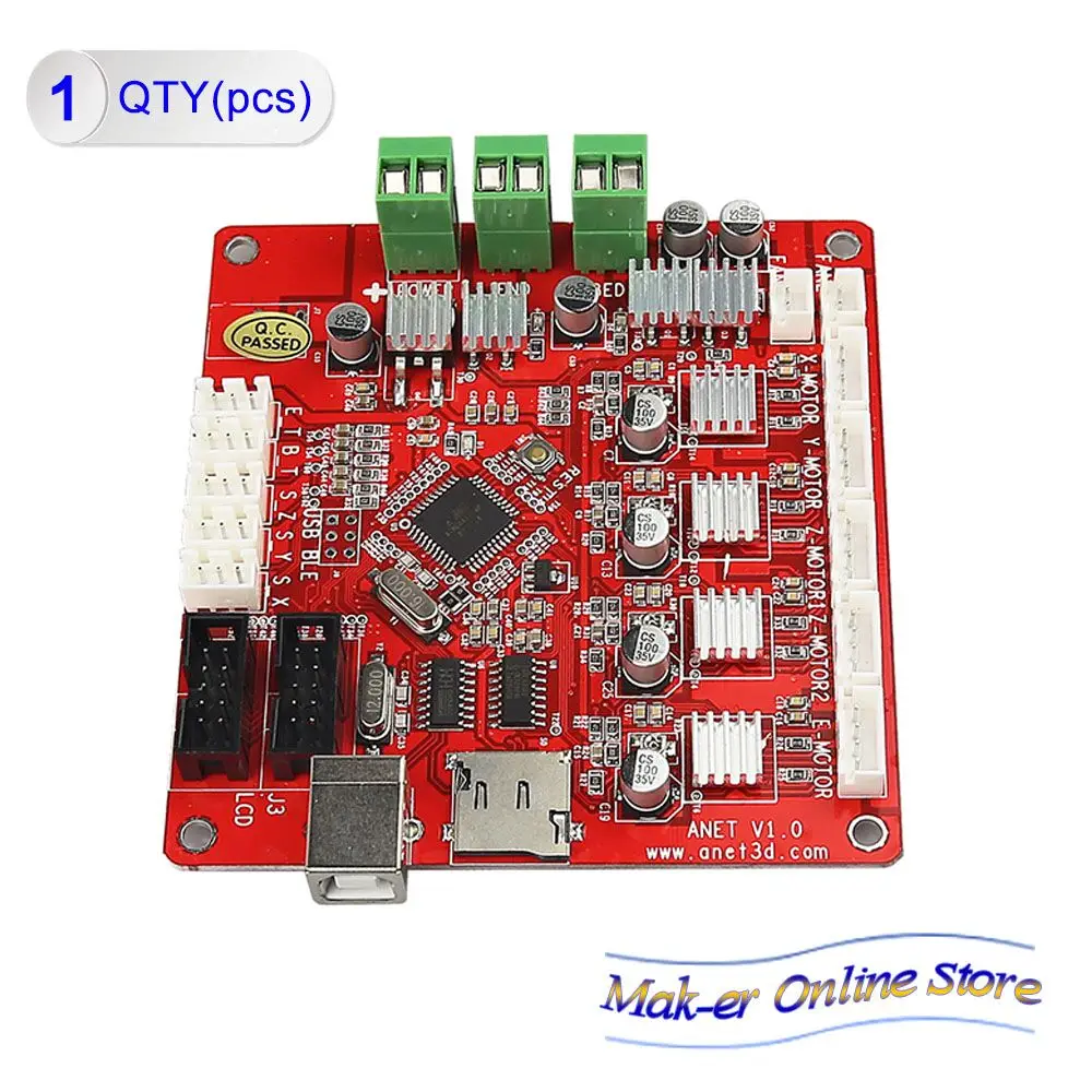 Anet V1 0 3d Printer Controller Board 3D Printer Control Motherboard for Anet V1.0 Printer Control Reprap