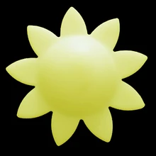 Lampe LED de noël en Tournesol et Tournesol, lumière d'ambiance changeante entre 16 couleurs, rvb, d25 cm, 1 pièce, nouveauté 2019