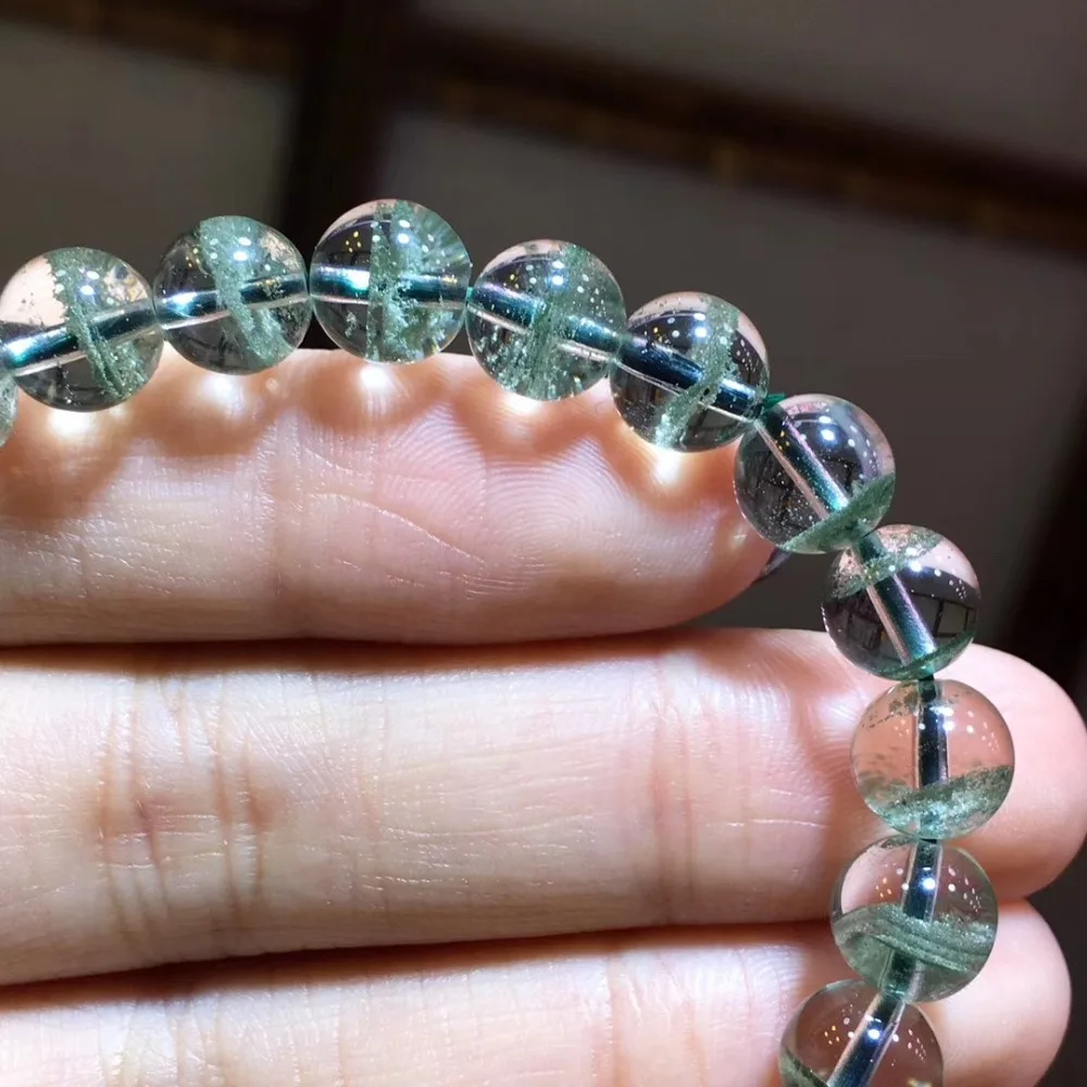 Natural Green Phantom Quartz Bracelet (2)