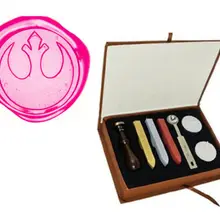Подробная информация о пользовательских Star Wars Rebel изображение Свадебные приглашения Воск печать штамп палку Box Set