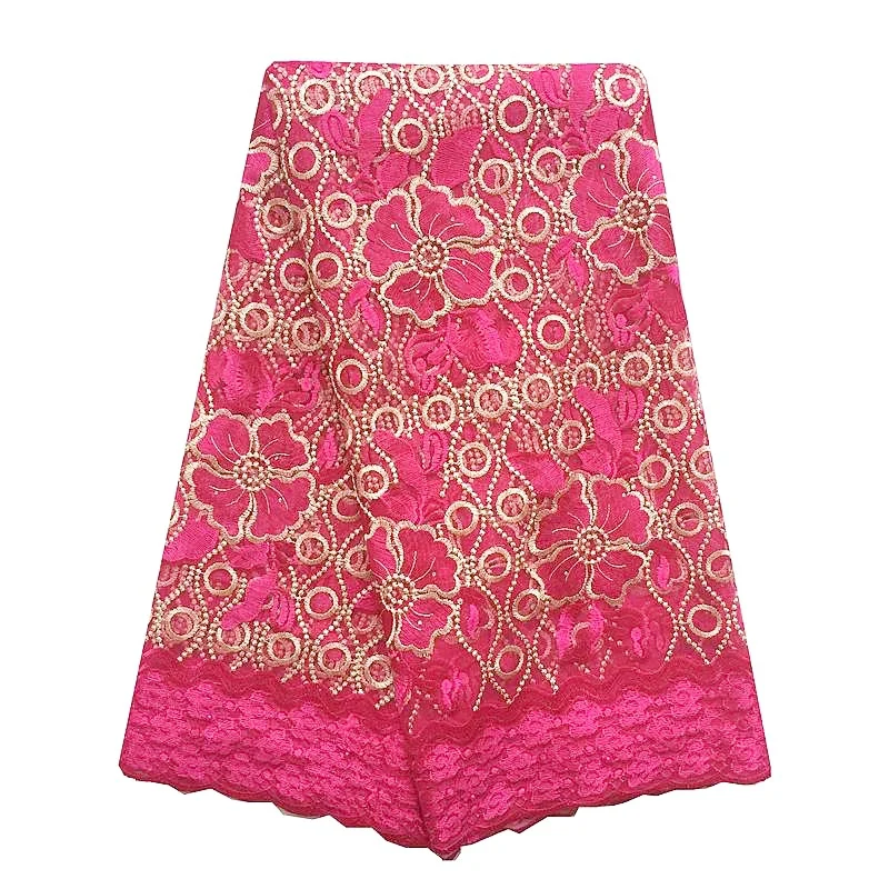 2018 high quality african tulle lace 3