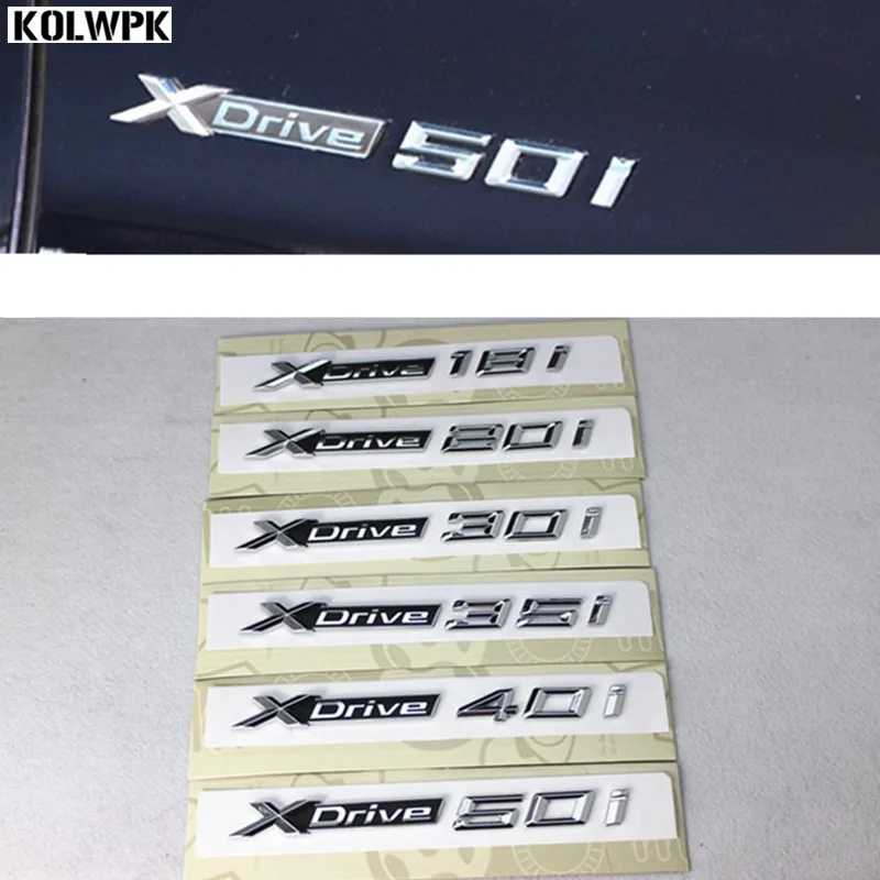 3D ABS Xdrive 20i 28i 30i 35i 40i 50i эмблема значок для крыла автомобиля наклейки BMW X1 E84 F48 X3 E83 F25