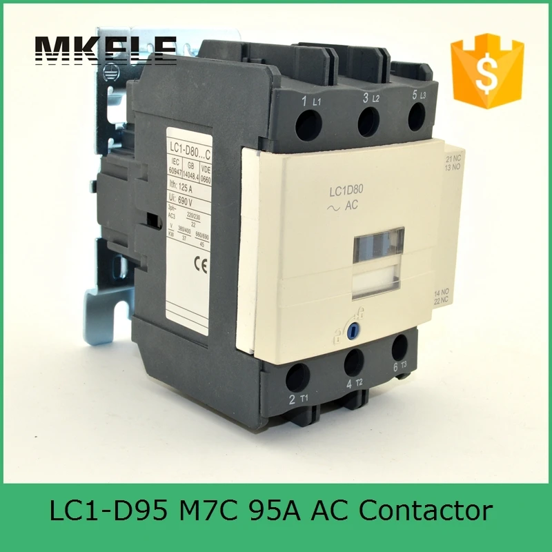 LC1 9511 M7C контактор LC1D95M7C тип магнитного контактора переменного тока 95A 220V 380V 24V 36V