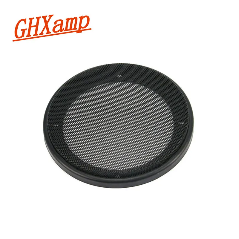 

GHXAPM 2PCS 5 inch Round Speaker grill mesh Speaker Net Cover dedicated Mesh enclosure iron grilles frame ABS plastic