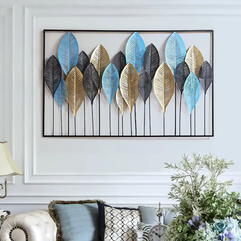 American Forest De Hierro Forjado Adorno Colgante En La Pared