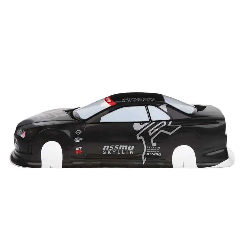 

Fashion 1/10 RC Car Body Shell 190mm on Road Drift for Nissan GTR Spare Parts