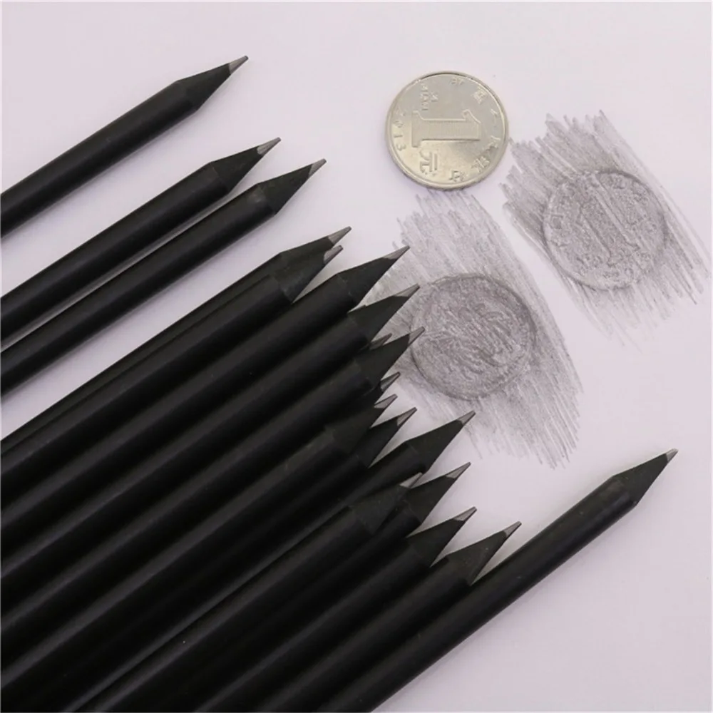 100 pcs HB Diamond Color Pencil Black Refill Stationery Supplies Drawing Supplies Cute Wooden Pencil Wholesale