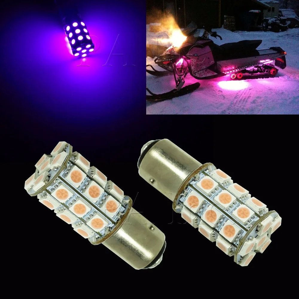 PA LED 2 шт. x супер яркий 3156 цвет фиолетовый 14В мотоциклетная лампа для багажника 30SMD