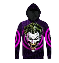 Batman Joker DC Comics 3D Print Pullover Frauen Männer herbst Stil Mit Kapuze sweatshirts Homme Harley Quinn Carnage Joker pullover