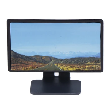 

1PCS Dollhouse Miniature Wide Screen Television Flat-Panel LCD TV Classic Pretend Play Toys for Children Baby Toy