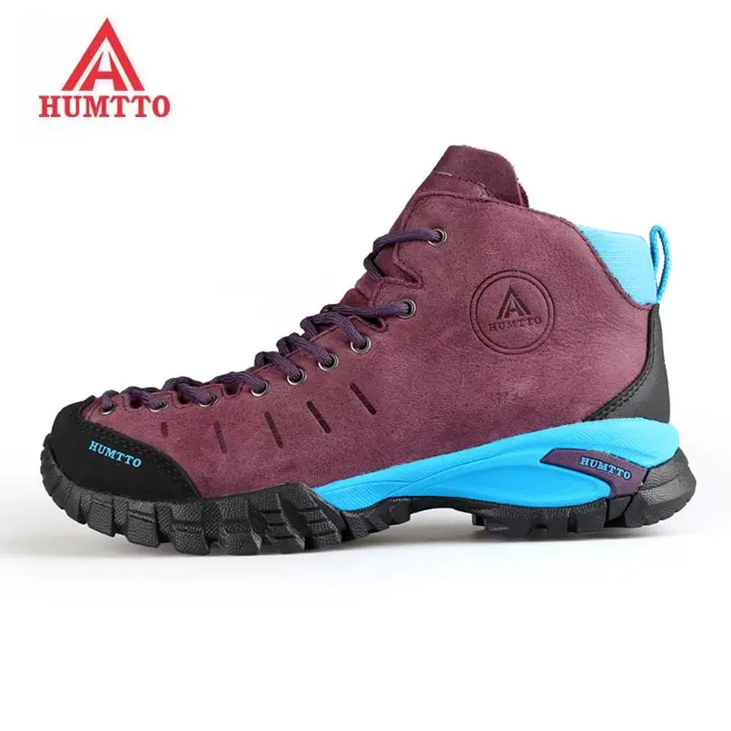 

Top Quality Women's Leather Outdoor Hiking Trekking Boots Shoes For Women Winter Wearable Climbing Mountain Shoes Boots Woman