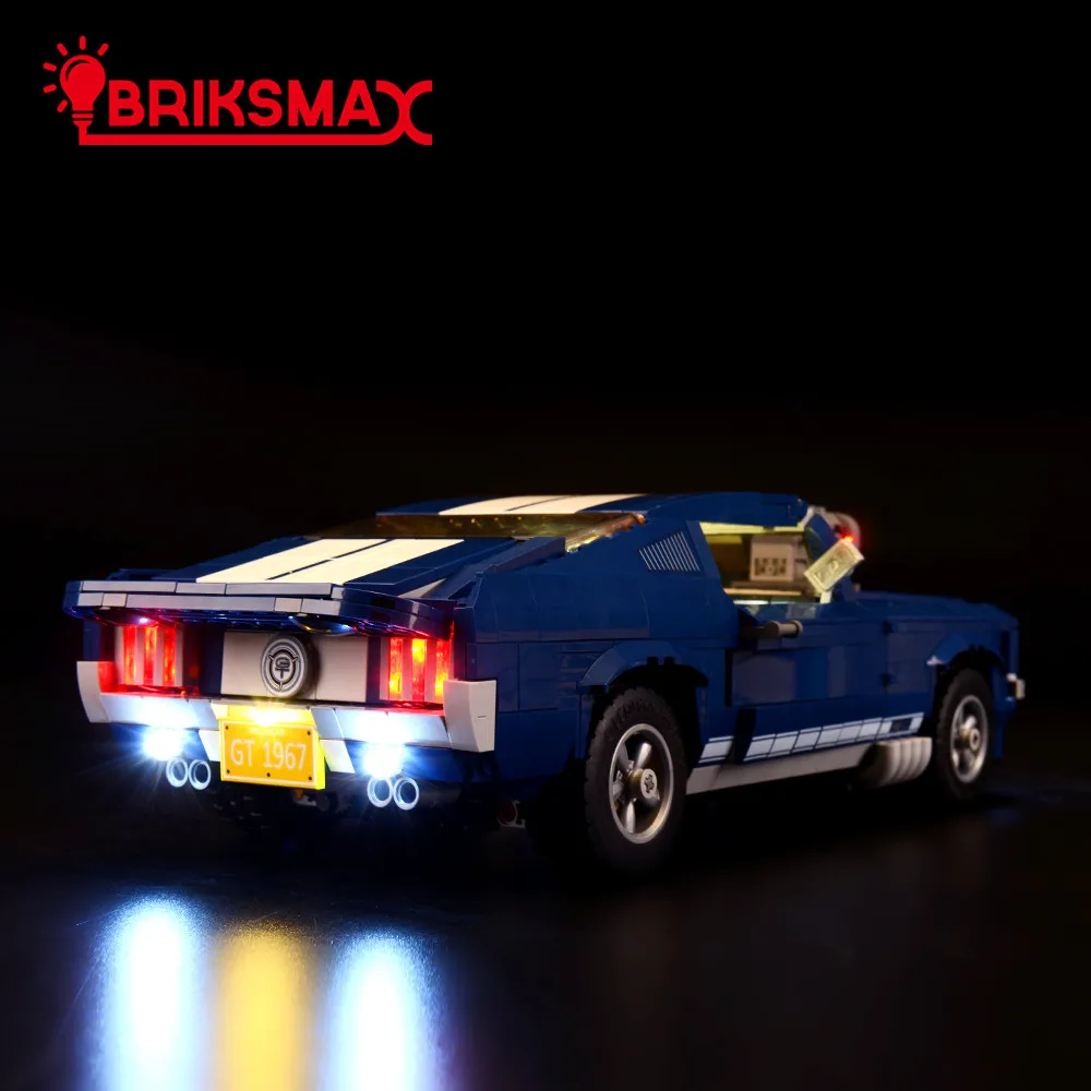 BriksMax Led светильник ing Kit для 10265 Creator серии Ford Mustang светильник(не включает модель