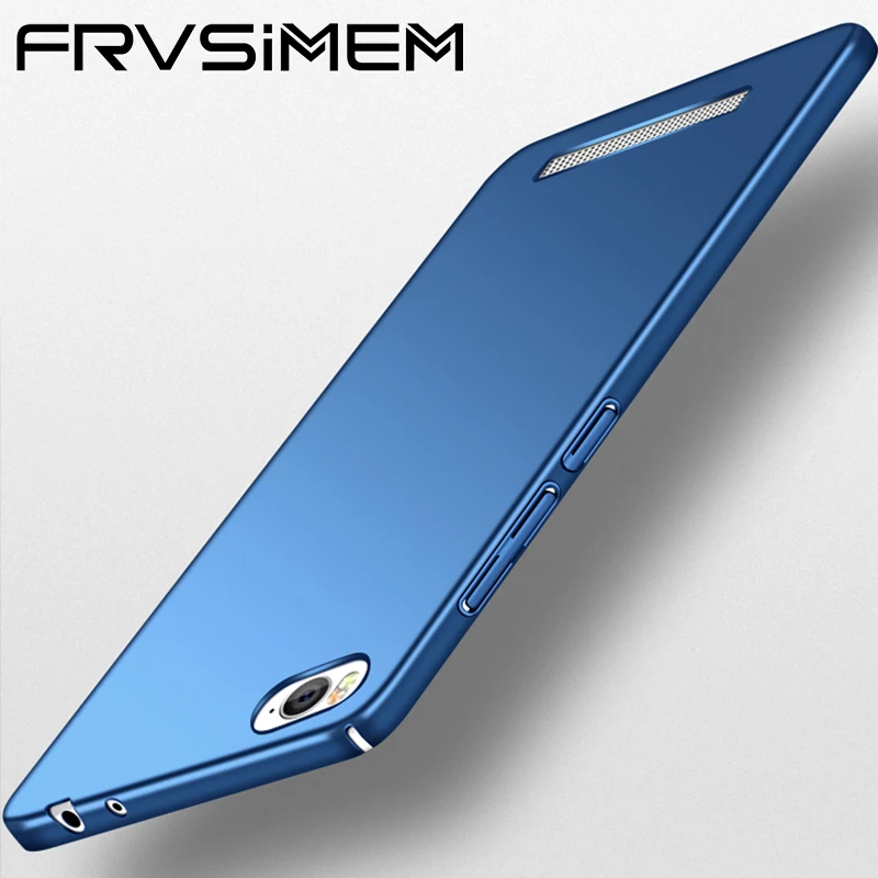 Чехол Frvsimem для Xiaomi Mi4C Mi4i чехол с защитой 360 градусов Жесткий ПК Матовые чехлы