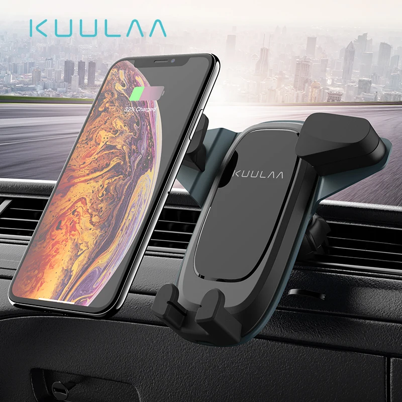 

KUULAA Car Phone Holder in Car Air Vent Mount Car Holder Stand For iPhone X XS MAX Xiaomi Mi 9 8 Huawei Universal Mobile Phone