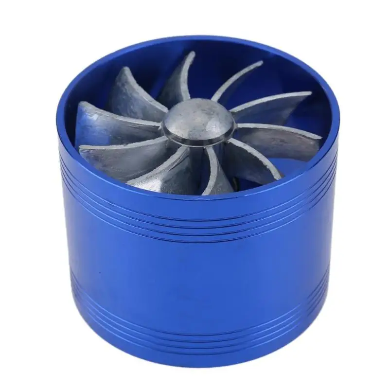 

Car Refitting Turbine Turbo Charger Air Intake Gas Fuel Saver Fan Vent Supercharger Modification for Universal Car High Quality