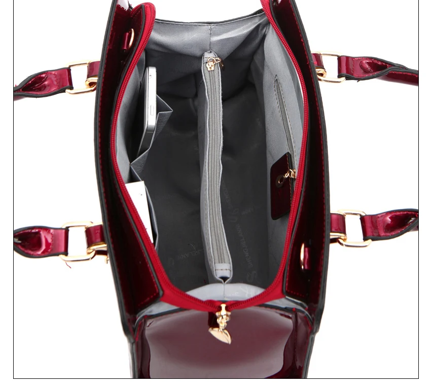 Блестящая лакированная кожаная сумка, роскошные сумки, женские сумки, дизайнерская брендовая сумка через плечо для женщин