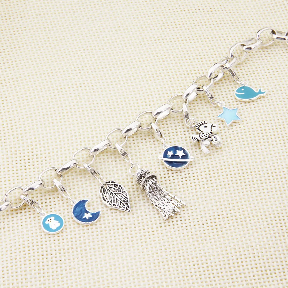 Женское и мужское ювелирное изделие из серебра 100% пробы|silver charms|charm jewelry925 sterling silver