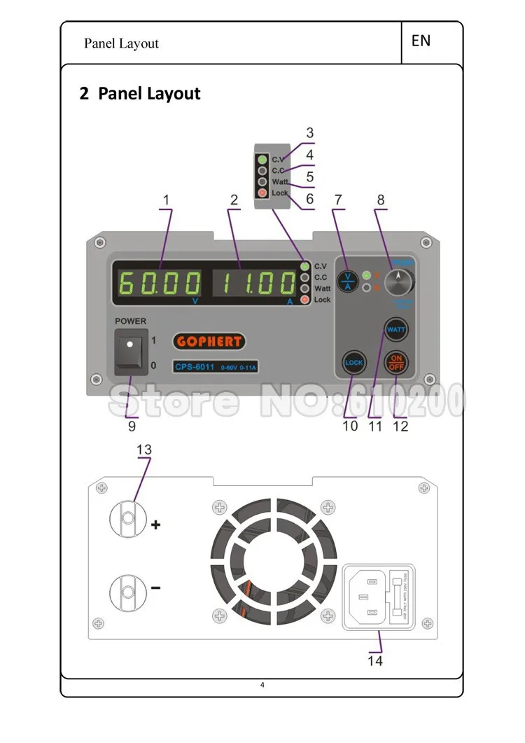 CPS-6017 MCU PFC компактный цифровой настраиваемый DC Питание лаборатории переключения телефона Питание 60V 17A 30V 10A 5A ЕС 220V