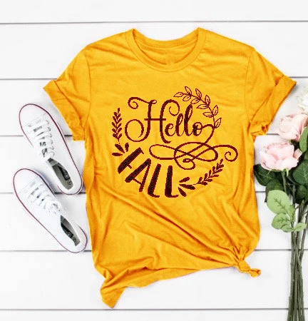Hello Fall Shirt pumpkin spice shirt 