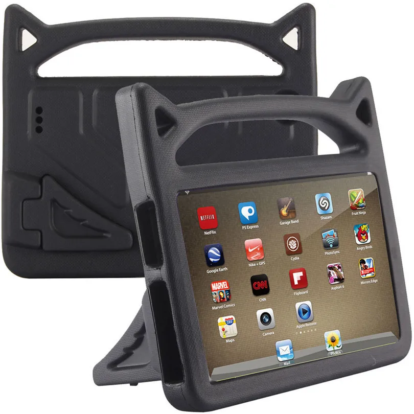 

For Amazon Kindle Fire 7 2015/2017 Kids Safe Soft EVA Rubber Handle Stand Case Kids-Friendly ShockProof Protective Back Case S30