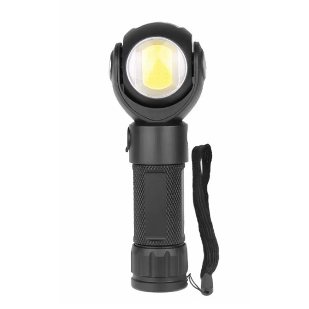 

1315 T6 COB 7 Modes Mutifunction 360 Rotating Head Flashlight Magnetic Tail USB Charging LED Torch