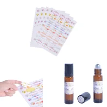 MUB-4 листа, крышка 108 крышки, 108 этикетки для бутылок, водонепроницаемые Бутылочки для эфирных масел, наклейки, написанные этикетки, этикетки для бальзама, наклейки на банки